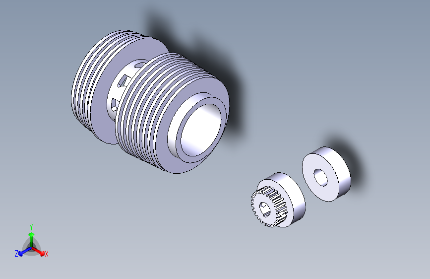 Barr and Stroud发动机内部结构3D图纸