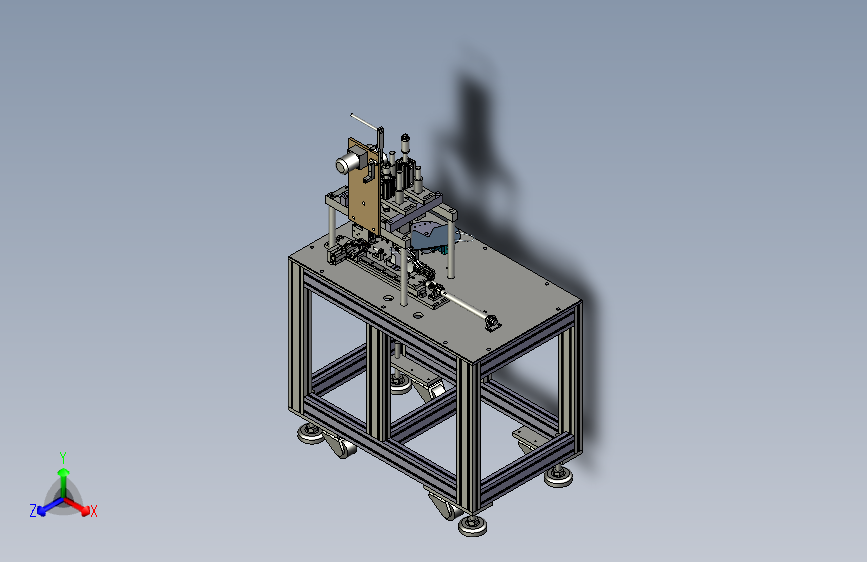 N95口罩耳带焊接机设备3D图