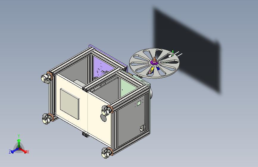 SMD自动化组装非标生产线图纸