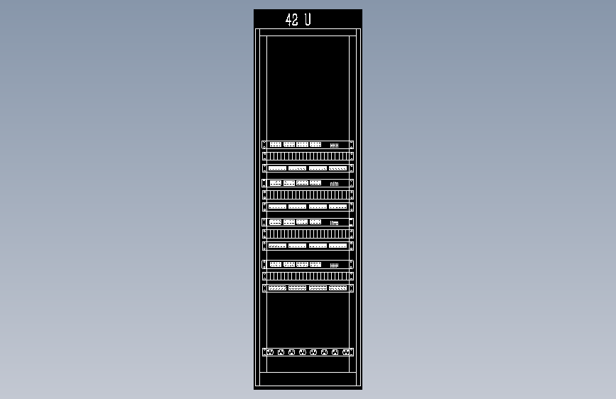 弱电机柜设计CD图