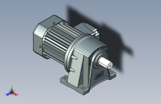 精研卧式标准电机 s250h03-R