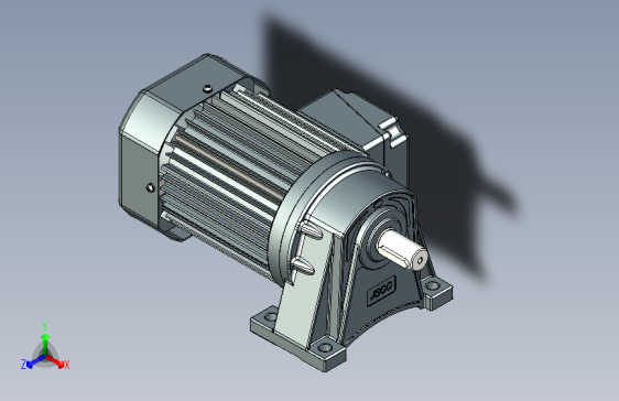 精研卧式标准电机 s370h01-R