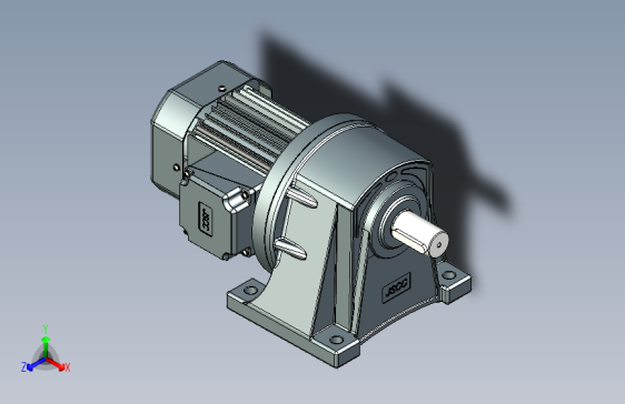 精研卧式标准电机 s370h03-L