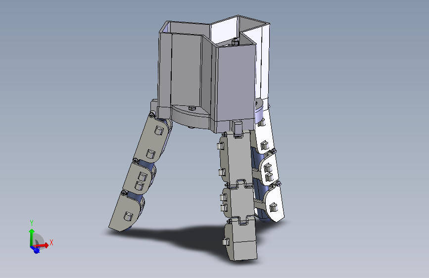 三指肌腱驱动末端执行器 STP格式
