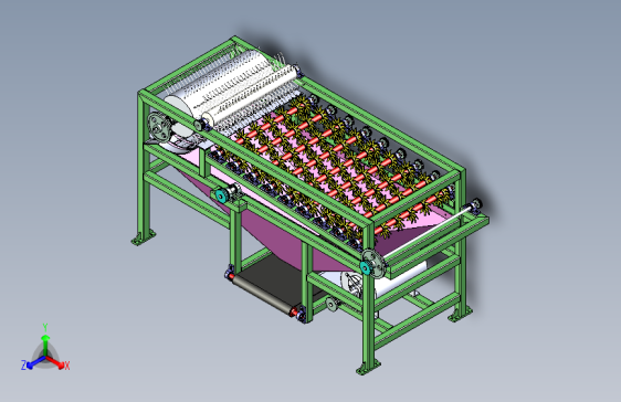 辣椒分选机3D图纸