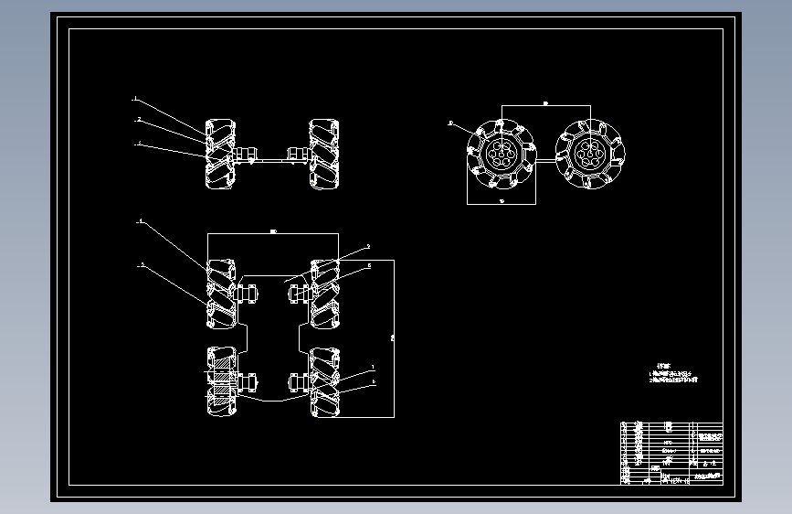 基于麦克纳姆轮的全方位机器人移动底盘