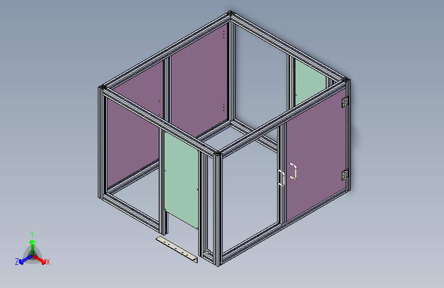 马达转子抛光设备3D图纸