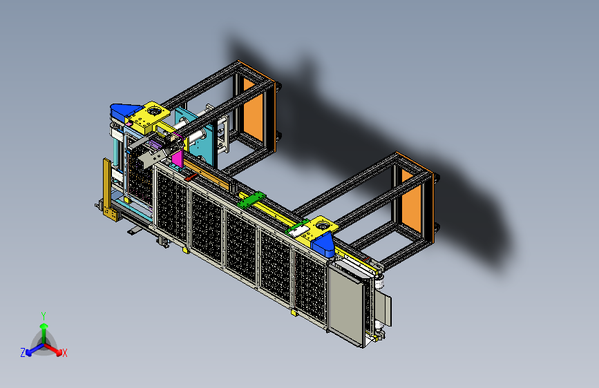 皮带线TRAY盘送料、空盘回流_Inventor 2023_模型图纸下载 – 懒石网