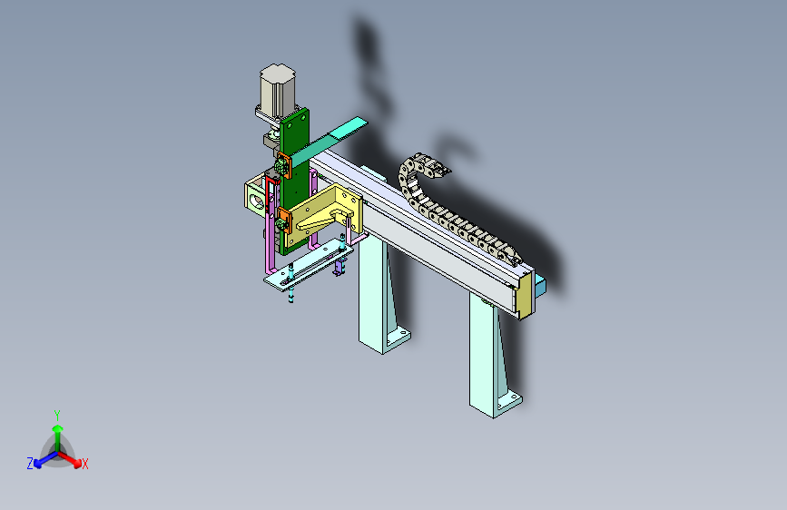 切断检测机FPC软排线裁切机3D图纸模型