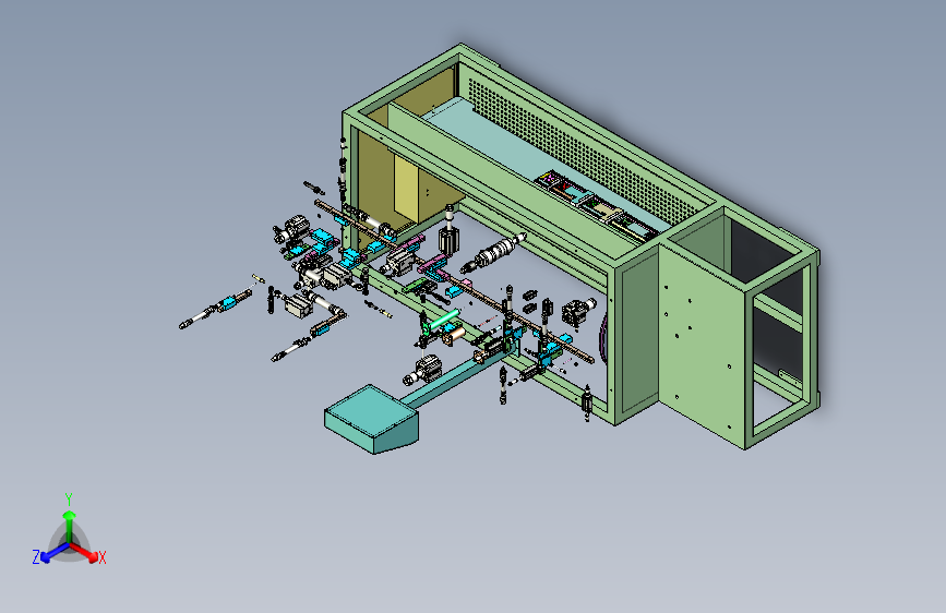 全自动胶盖在线插刷机