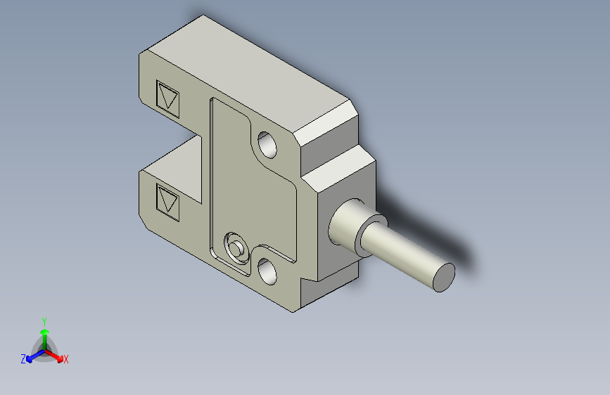 深浦槽型光电 SE-410 3d