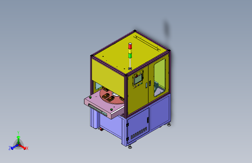 手机充电宝外壳侧边打磨抛光机3D图纸