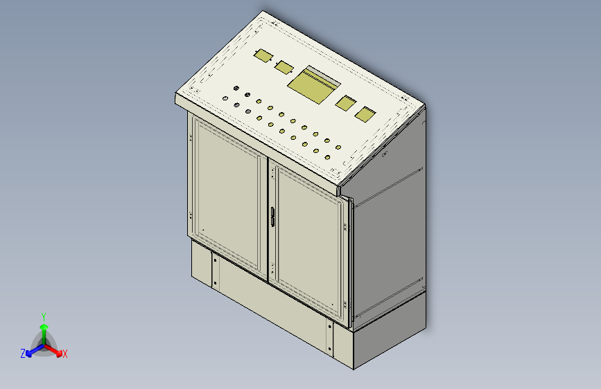 AP操作台三维模型