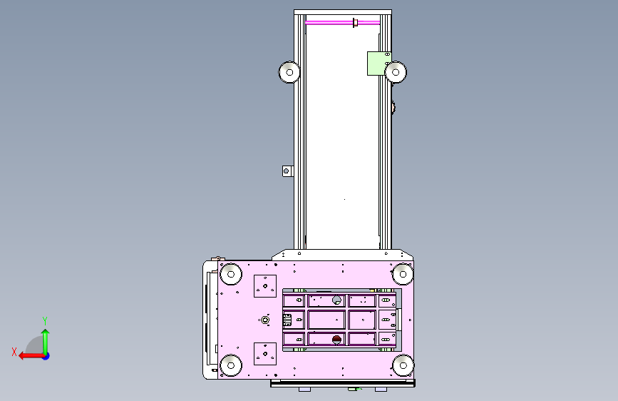pcb上下板机 背面视图