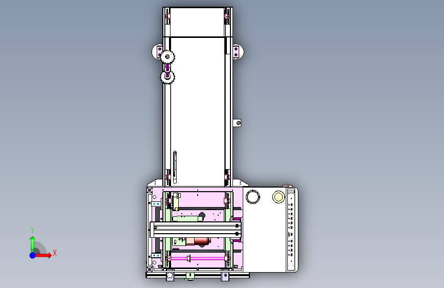 pcb上下板机 正面视图