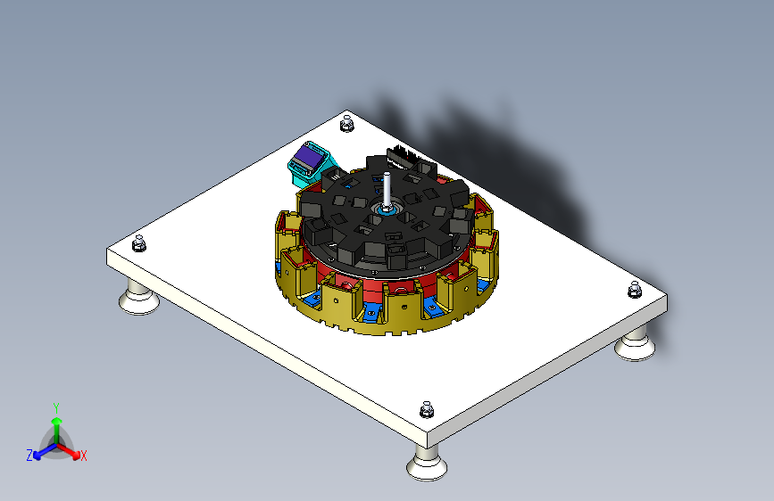 RPM arduino发电机演示结构3D图纸三维模型