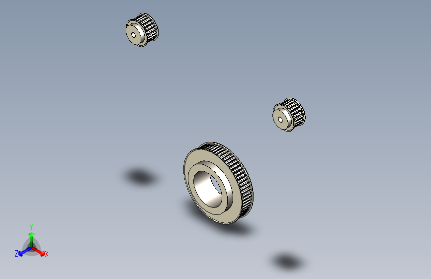 V6双涡轮发动机3D图
