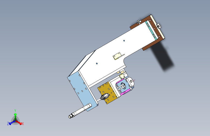 位移传感器检测平面度机构