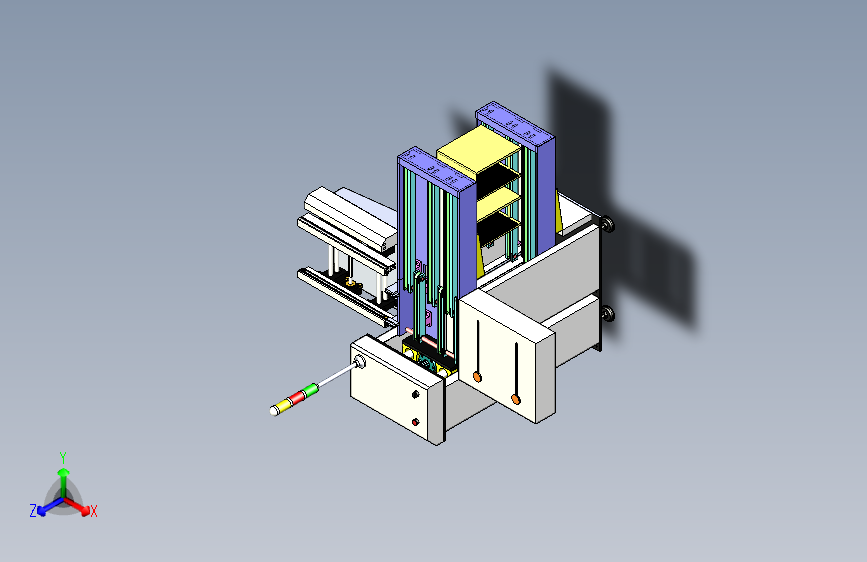 一款PCB治具板上下料机构、自动上下板机