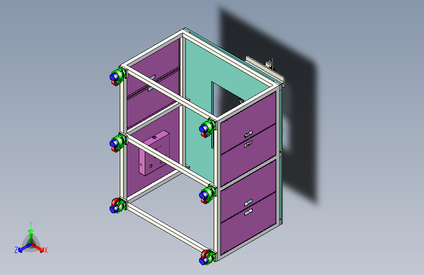 一款泵体自动加油设备3D图纸