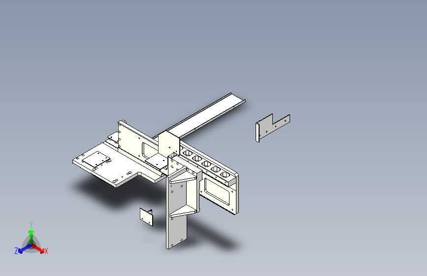 一款电子产品全自动贴膜机3D模型