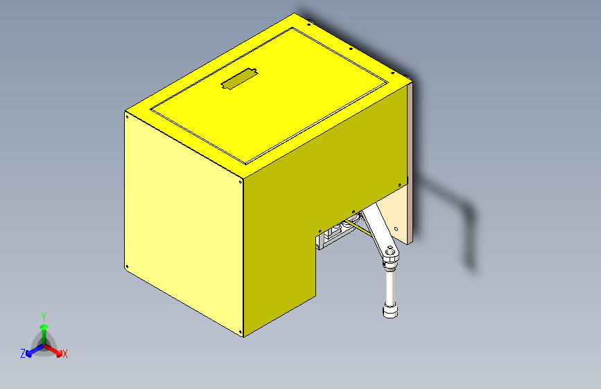 一款电阻自动折弯脚设备三维模型