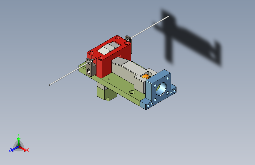 一种硬止挡机构