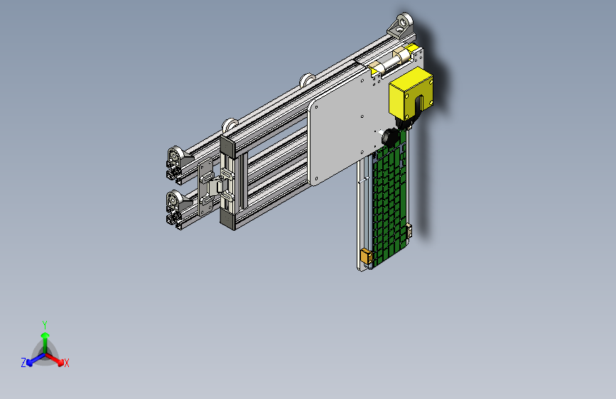 一种左翻折叠键盘架设计