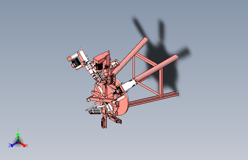 圆盘式钻3D图纸