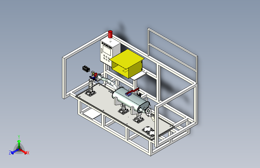 长安汽车气密检测夹具3D图纸