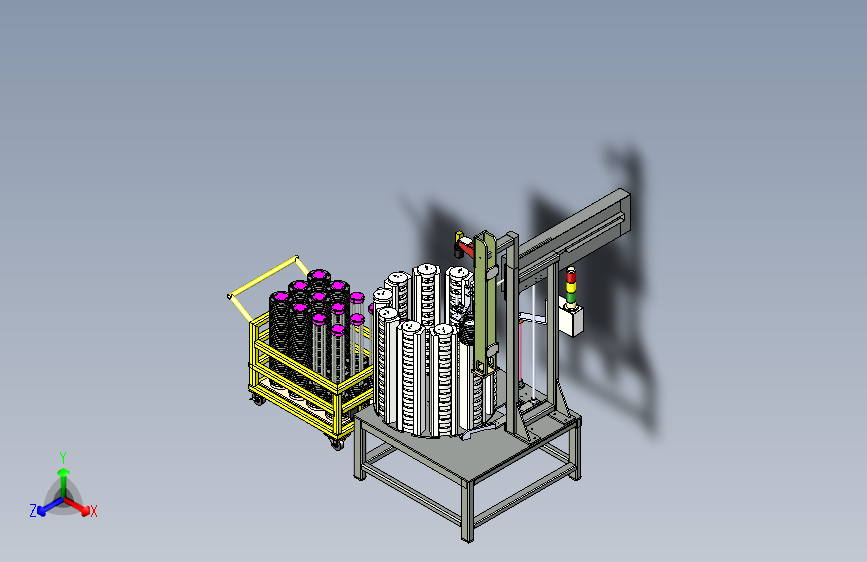 转盘上料机3D图纸模型
