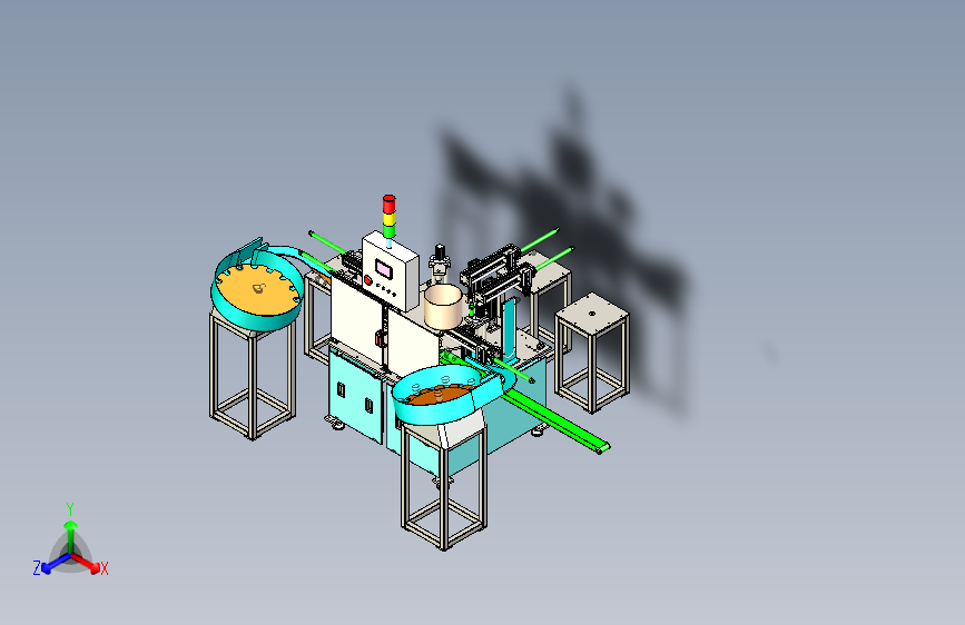 转台式全自动医药配件供料组装设备