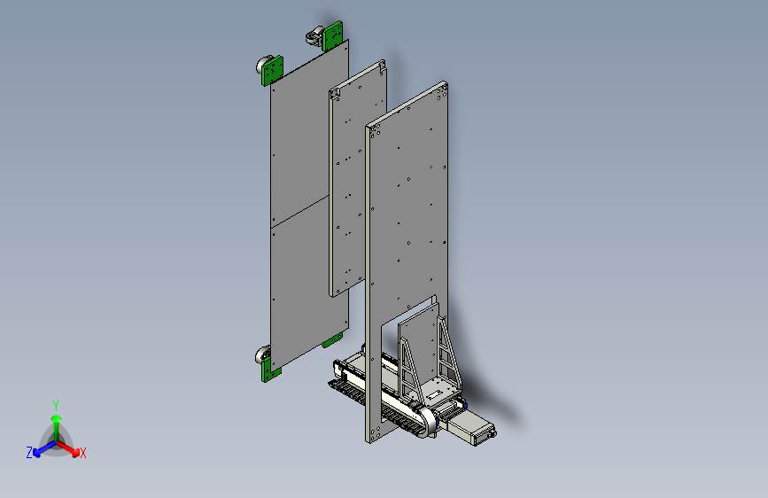 自制轨道升降机