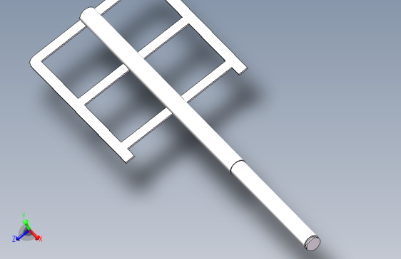 （1）        框式搅拌桨，单个SW三维模型