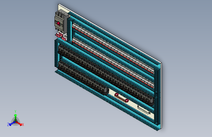54回路控制柜拼柜