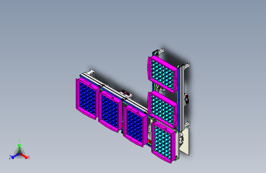 90°流道传动结构