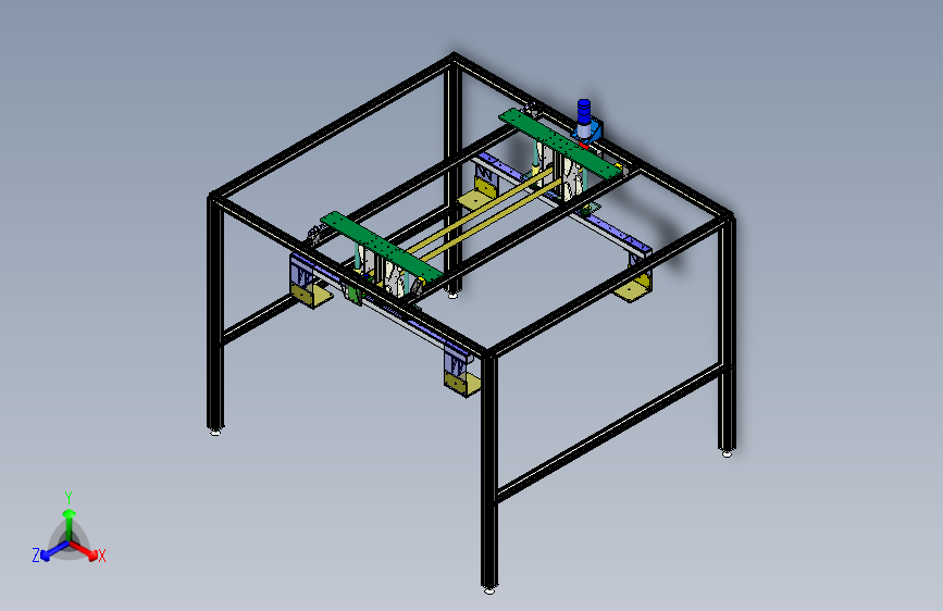 98寸电子白板卡提升定位机构