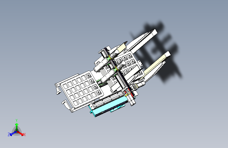 tray盘上料机构_Inventor 2023_模型图纸下载 – 懒石网