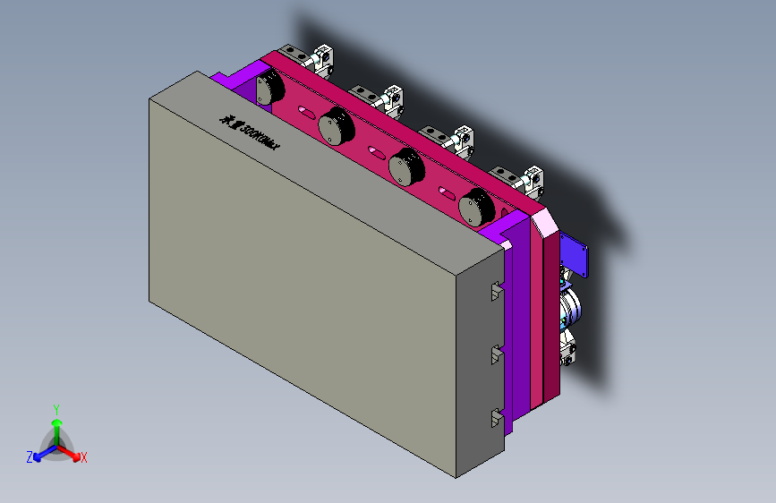 阀体OP20加工中心夹具