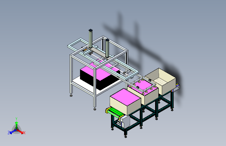 泡沫板装箱设备