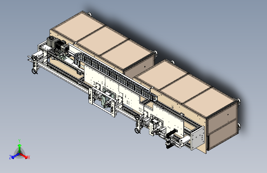 汽车门框用密封条自动化分割线体设计