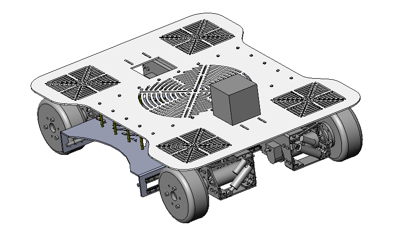 轮距可调式机器人