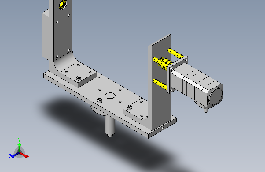 双轴旋转夹紧机构