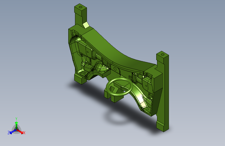 练习丰田汽车零件模具