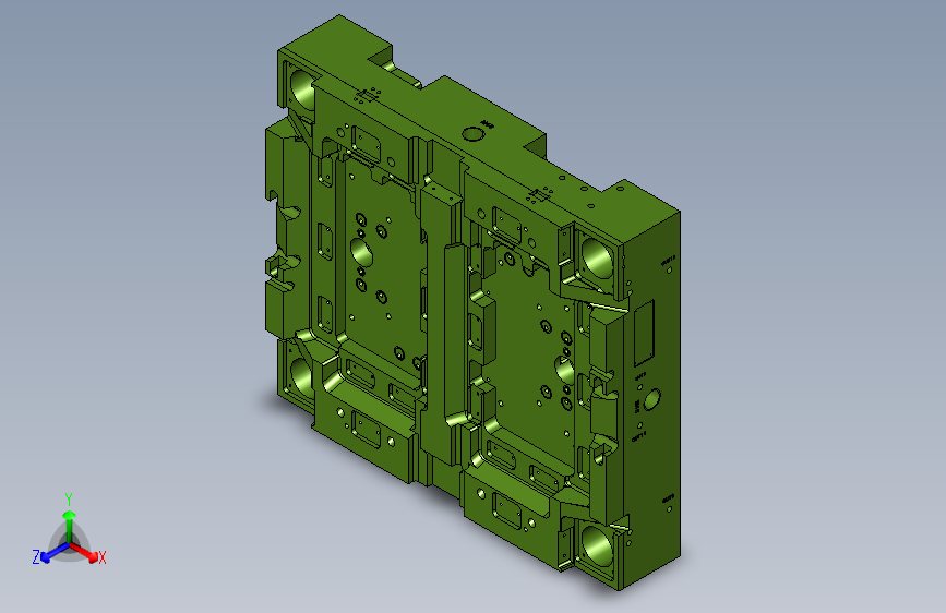 练习格力空调零件模具