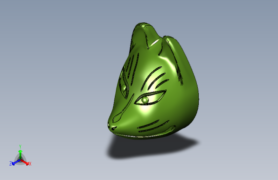 练习狐狸头曲面编程