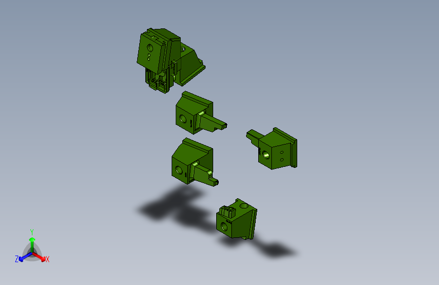 练习汽车模镶件