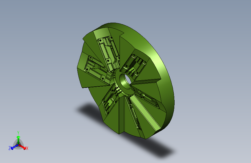 练习叶轮模具整体加工