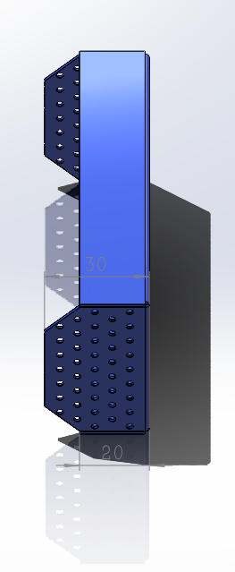 双散热风扇壳钣金图
