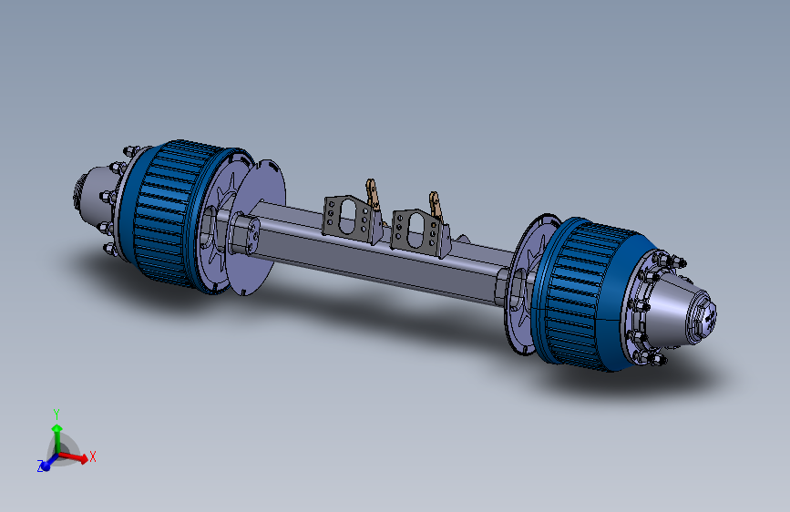 车轴和悬架结构